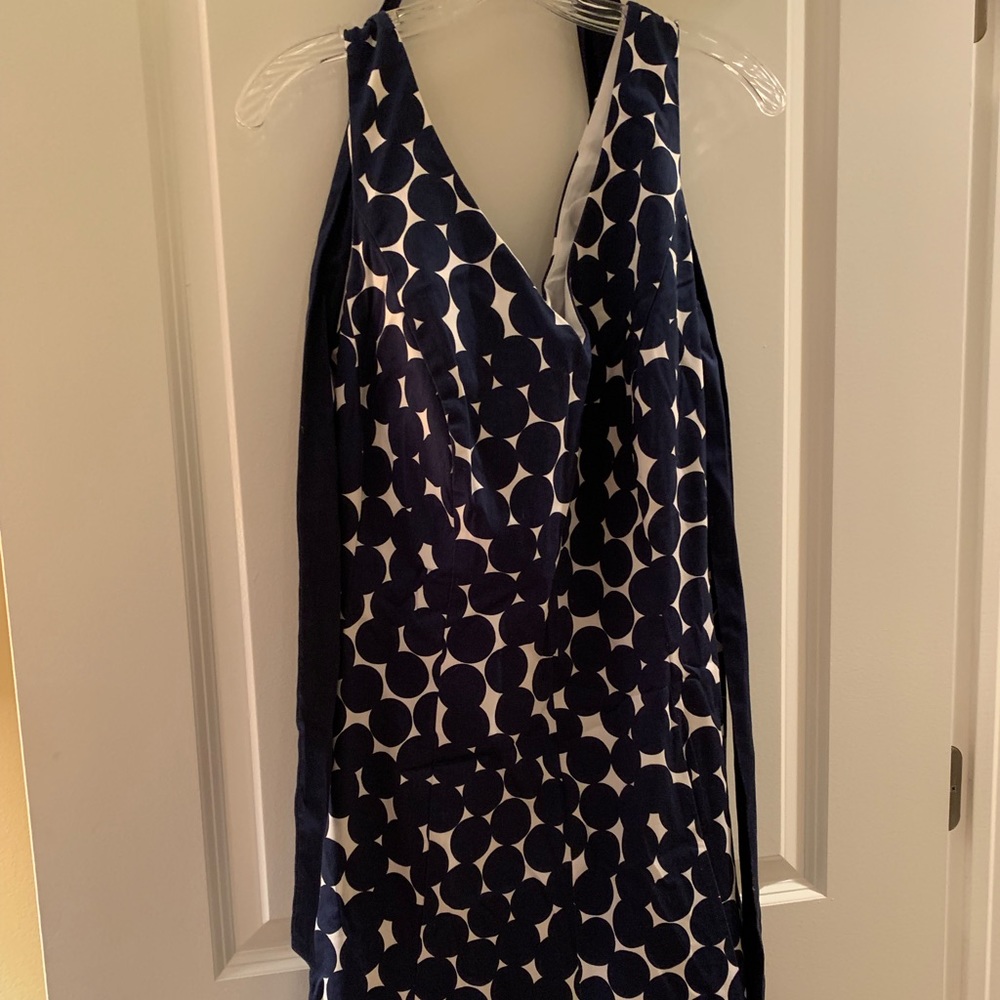 Nine West. Blue and white dots. Size 16W